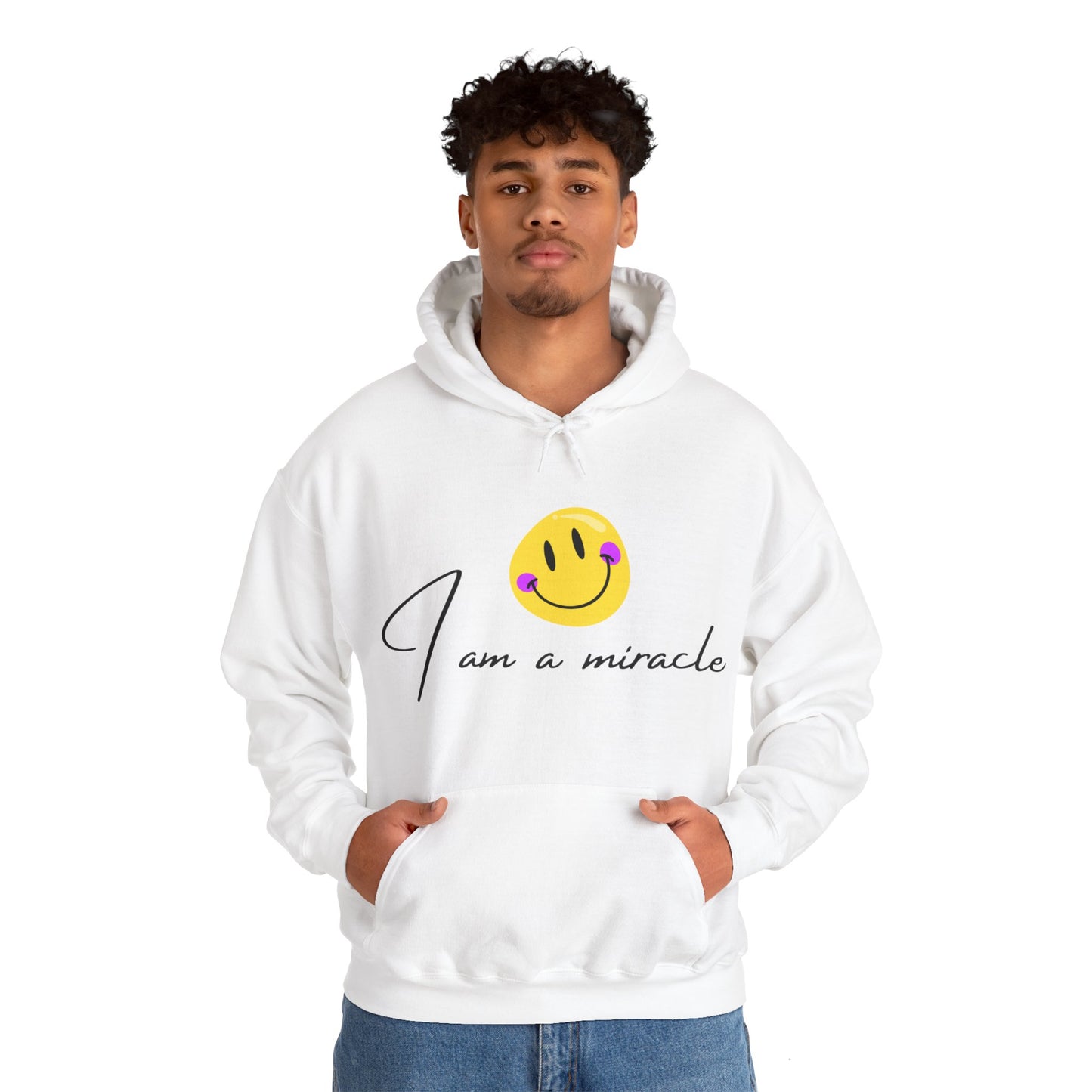 Unisex Hooded Sweatshirt -  I am a miracle