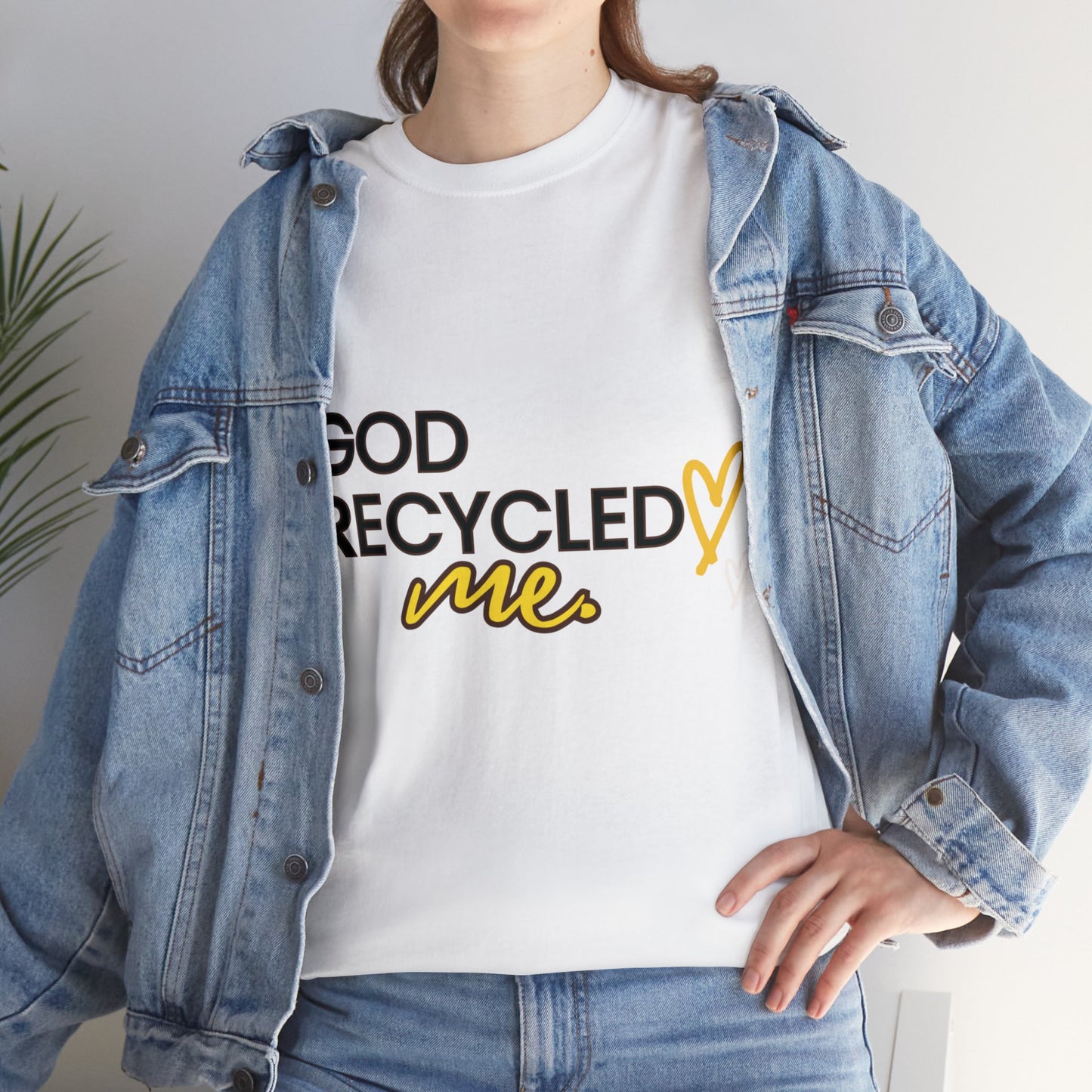 Unisex Heavy Cotton Tee - God recycled me