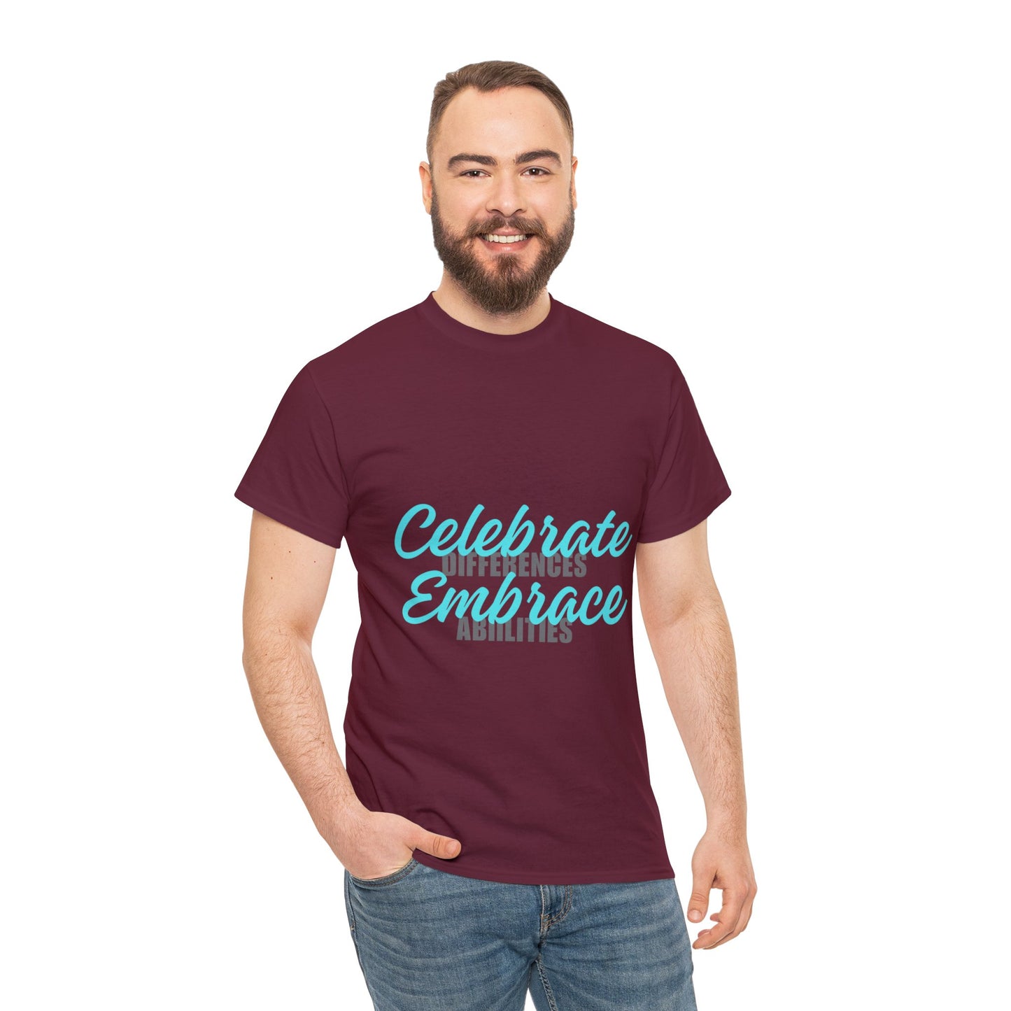 Unisex T-Shirt - Celebrate Differences, Embrace Abilities