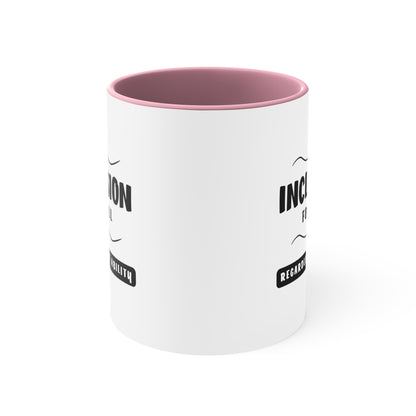 Accent Coffee Mug - Inclusion for All, Regardless of Ability