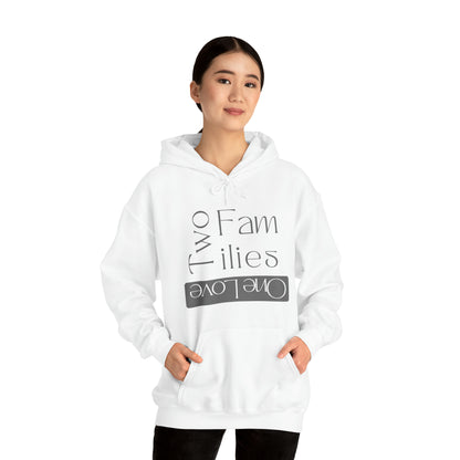 Unisex Hooded Sweatshirt - Two Families, One Love