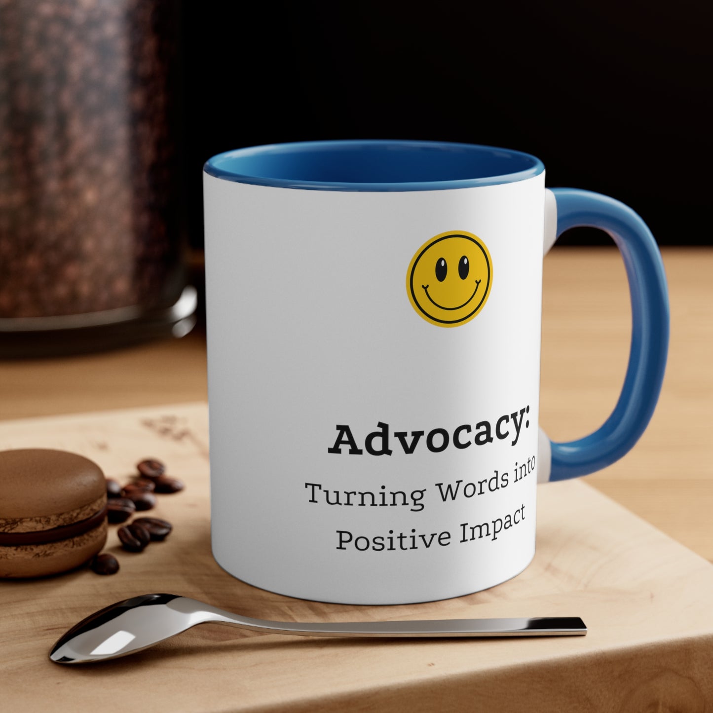 Accent Coffee Mug - Advocacy: Turning Words into Positive Impact