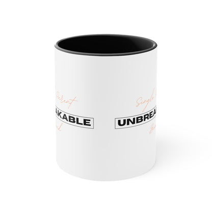 Accent Coffee Mug - Single Parent, Unbreakable Bond