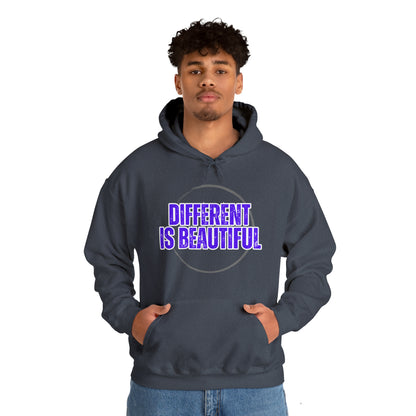 Unisex Hooded Sweatshirt - Different is Beautiful