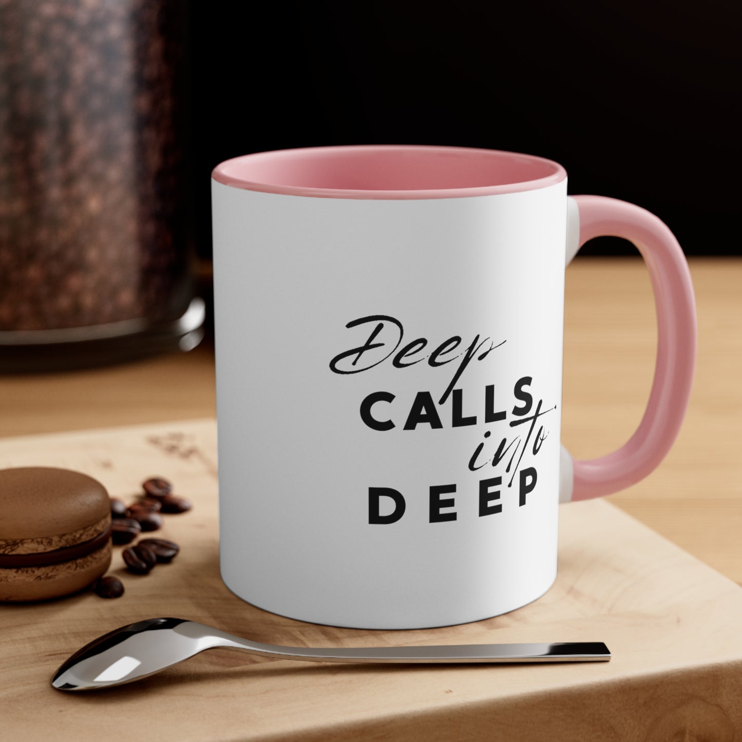 Accent Coffee Mug - Deep calls into deep