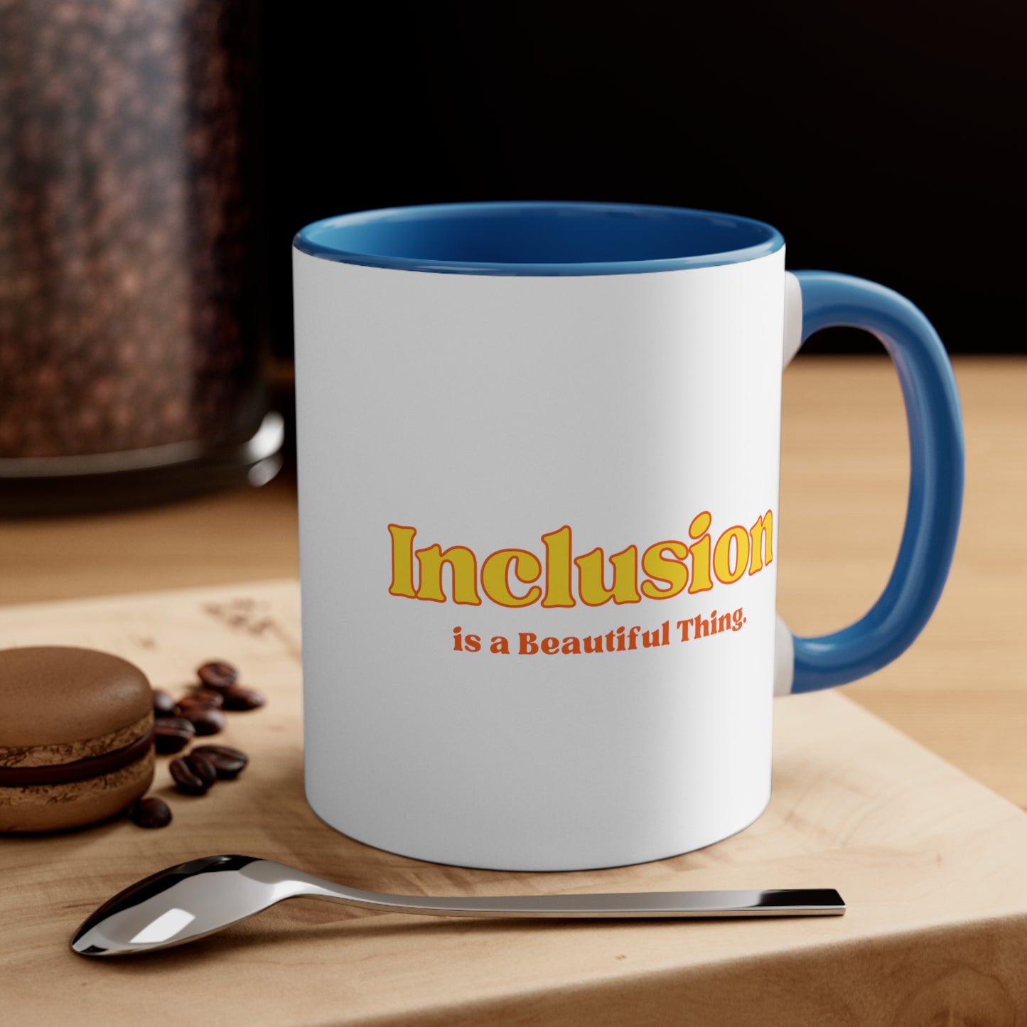 Accent Coffee Mug - Inclusion is a Beautiful Thing