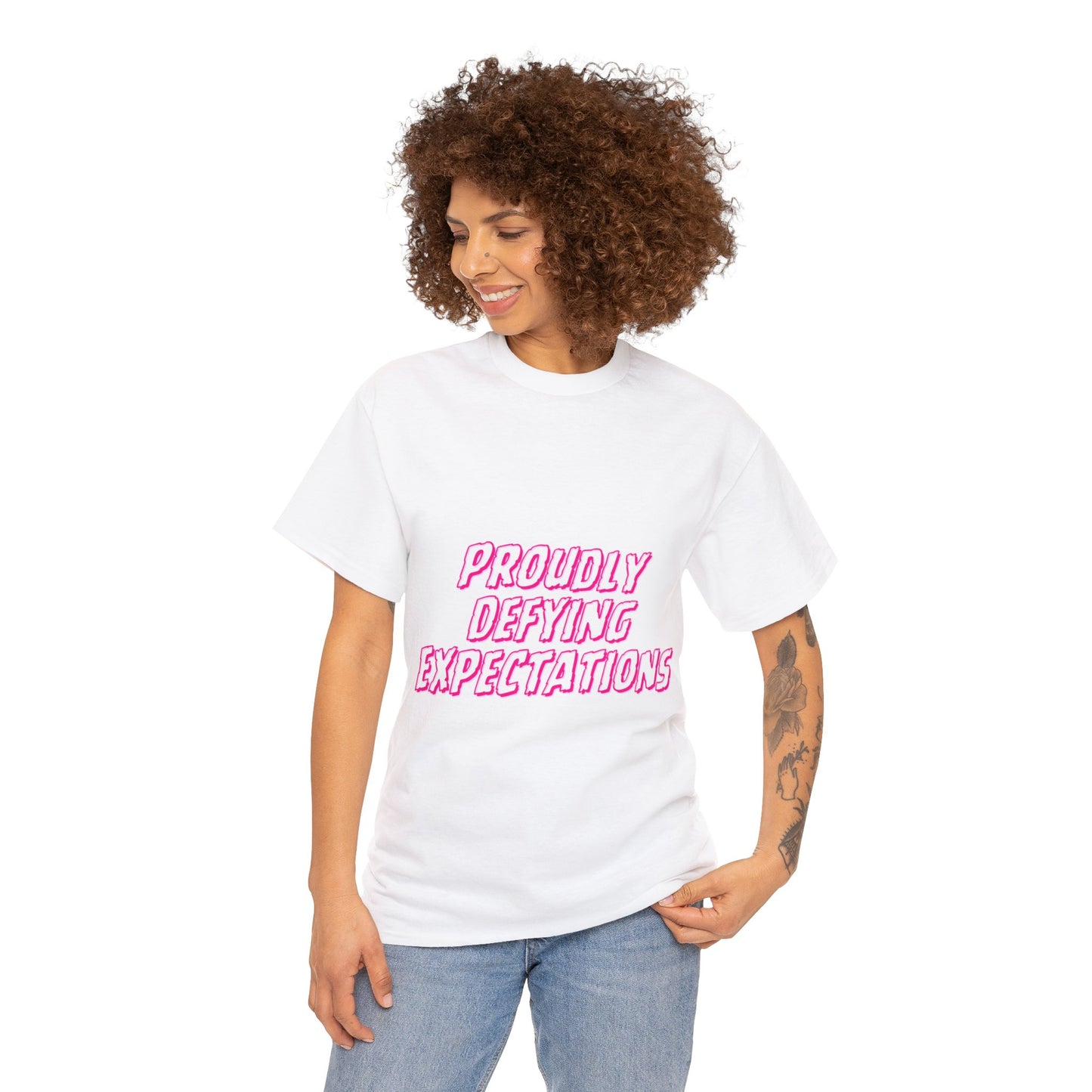 Unisex T-Shirt - Proudly Defying Expectations