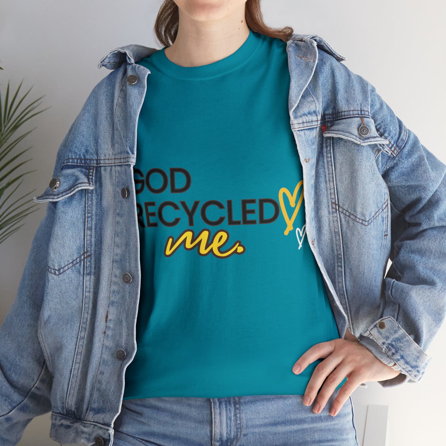 Unisex Heavy Cotton Tee - God recycled me