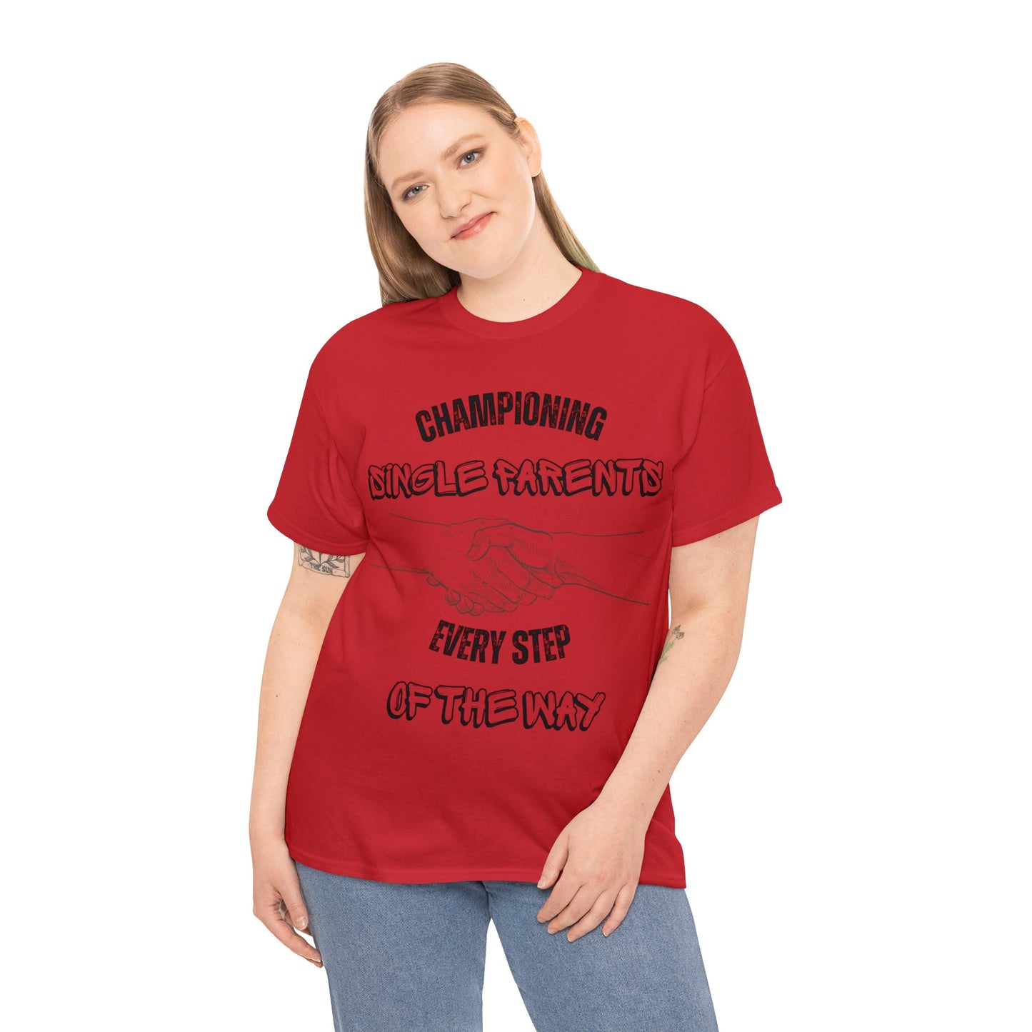 Unisex T-Shirt - Championing Single Parents, Every Step of the Way