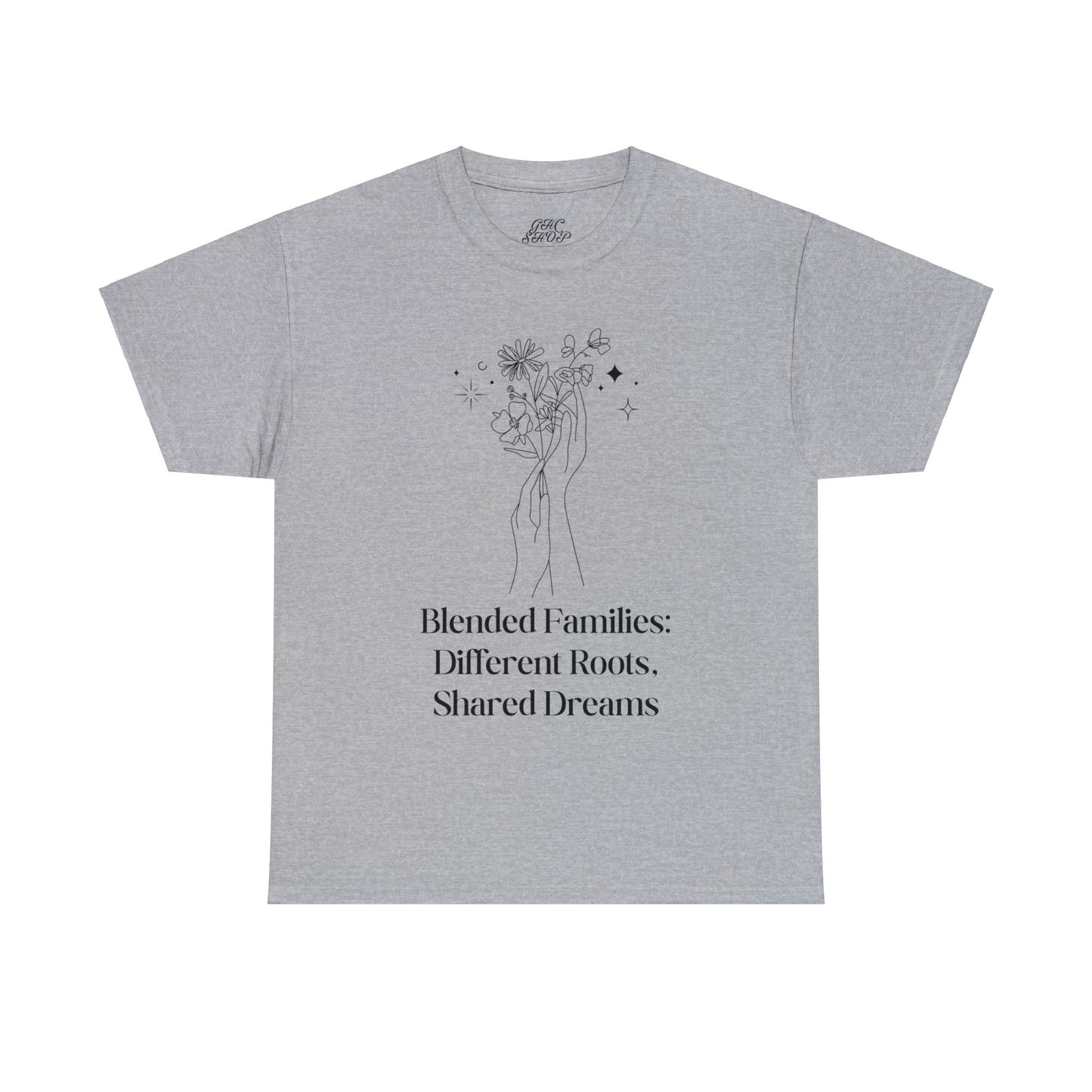 Unisex T-Shirt - Blended Families: Different Roots, Shared Dreams