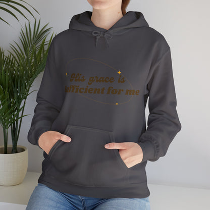 Unisex Hooded Sweatshirt - His grace is sufficient for me