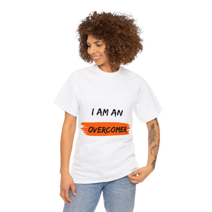 Unisex Heavy Cotton Tee -  I am an overcomer