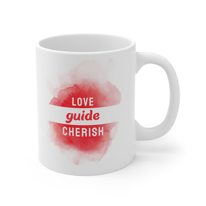 Accent Coffee Mug - Love, Guide, Cherish