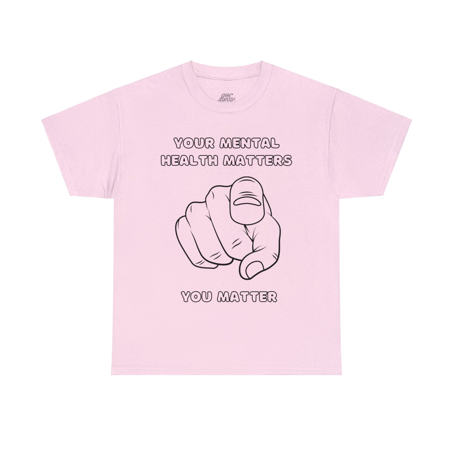 Unisex Heavy Cotton Tee - Your Mental Health Matters, You Matter