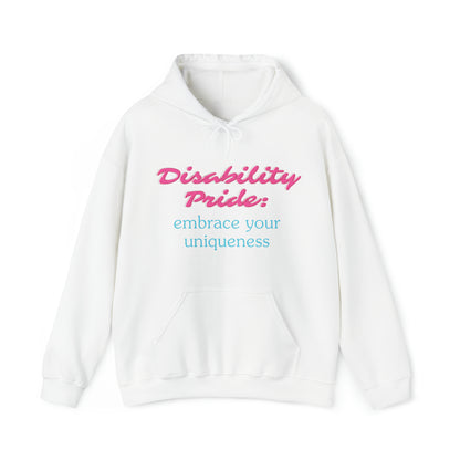 Unisex Hooded Sweatshirt - Disability Pride: Embrace Your Uniqueness