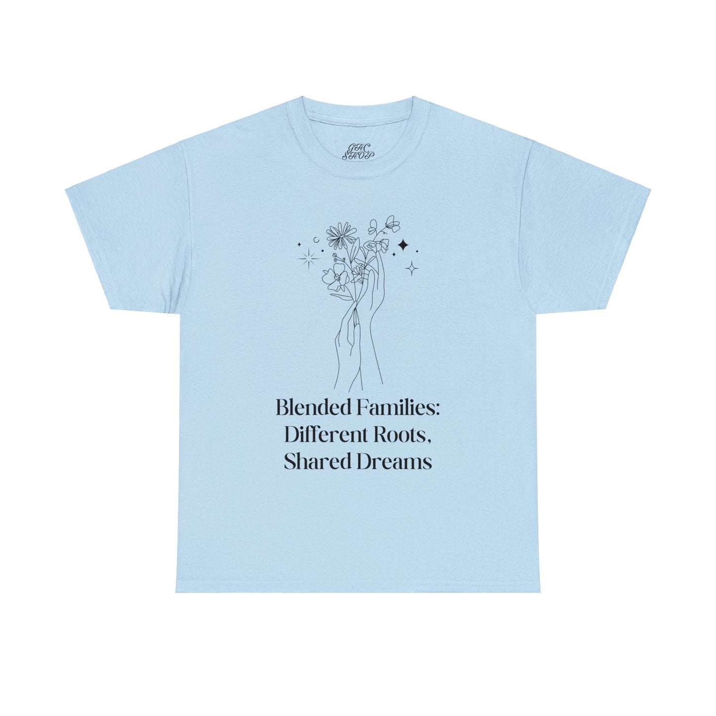 Unisex T-Shirt - Blended Families: Different Roots, Shared Dreams