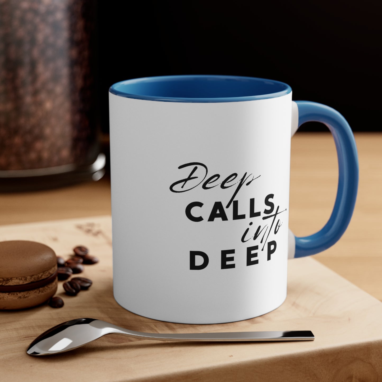 Accent Coffee Mug - Deep calls into deep