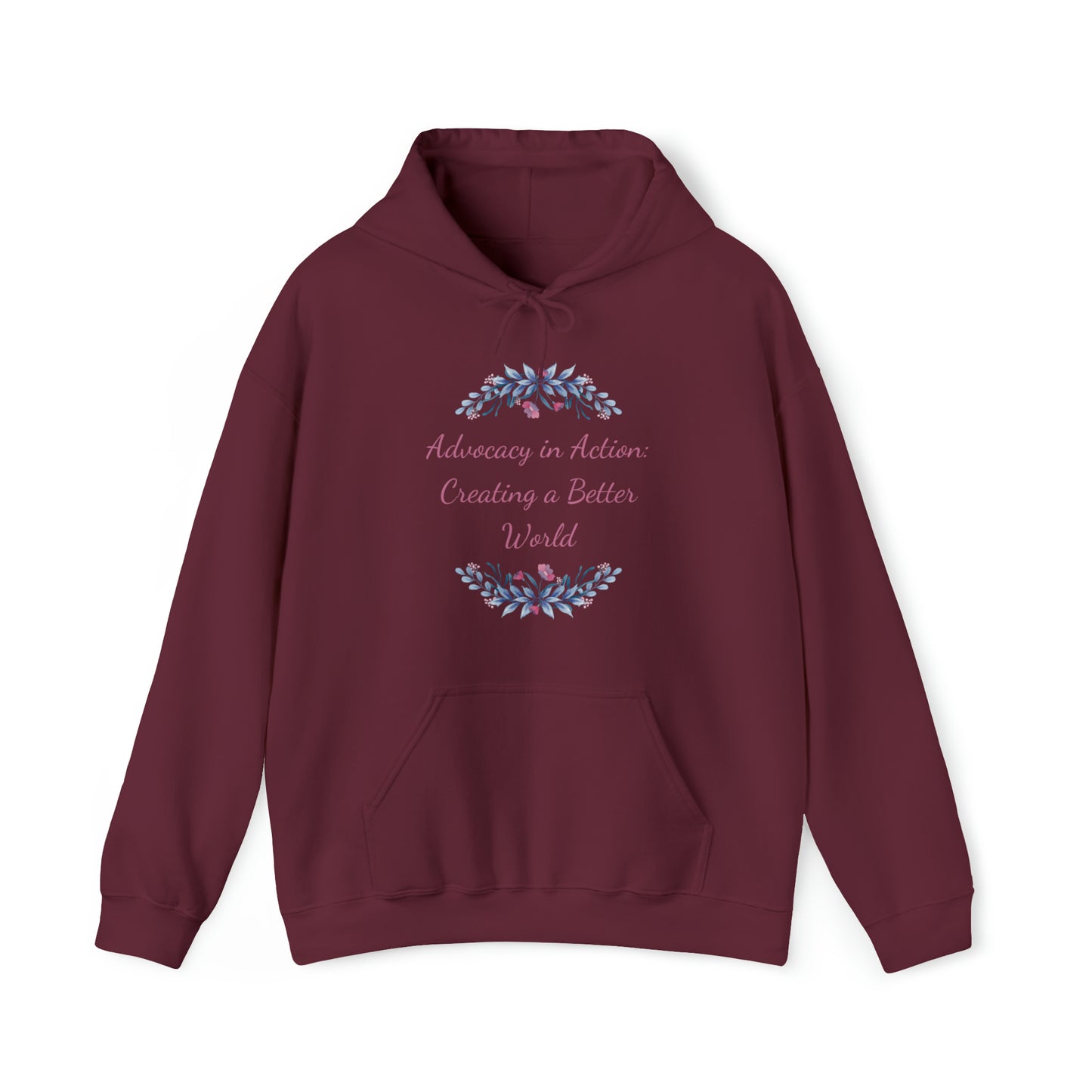 Unisex Heavy Hooded Sweatshirt - Advocacy in Action: Creating a Better World