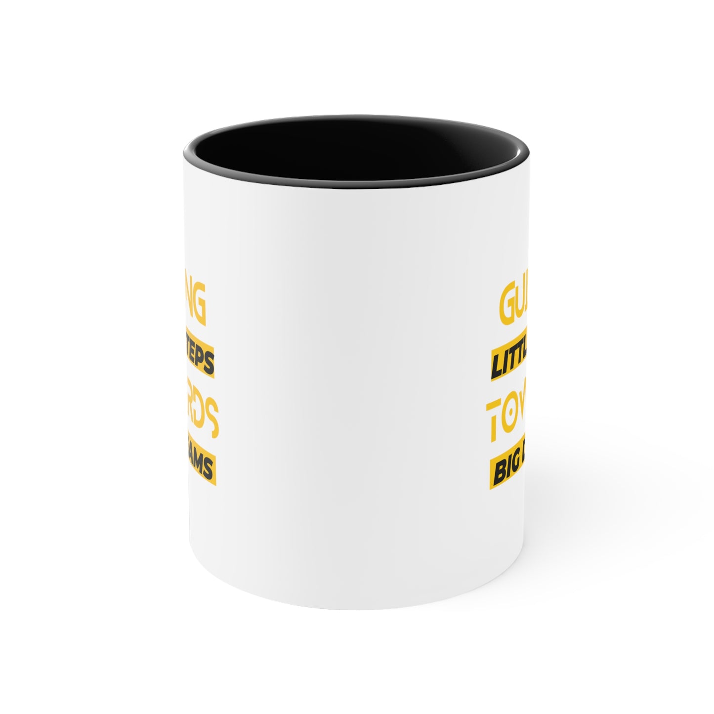 Accent Coffee Mug - Guiding Little Steps Towards Big Dreams