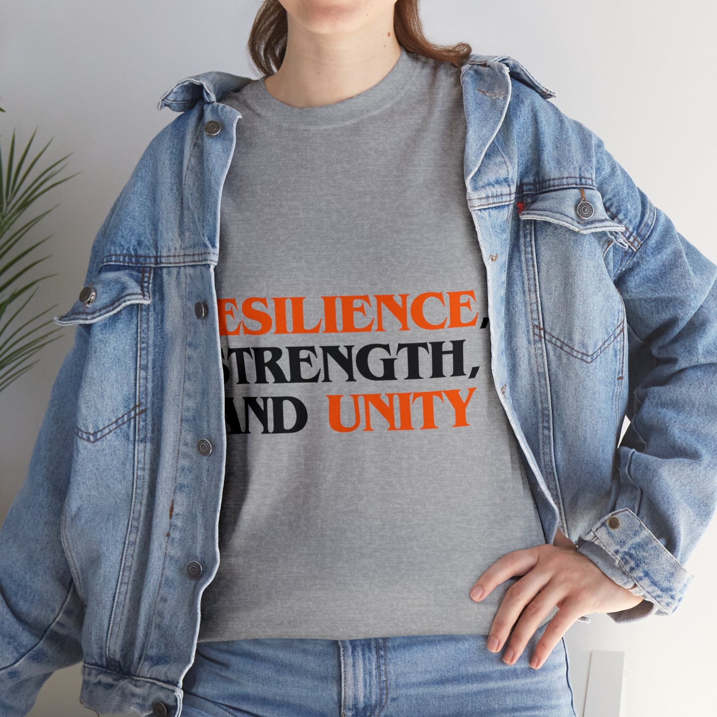 Unisex T-Shirt - Resilience, Strength, and Unity