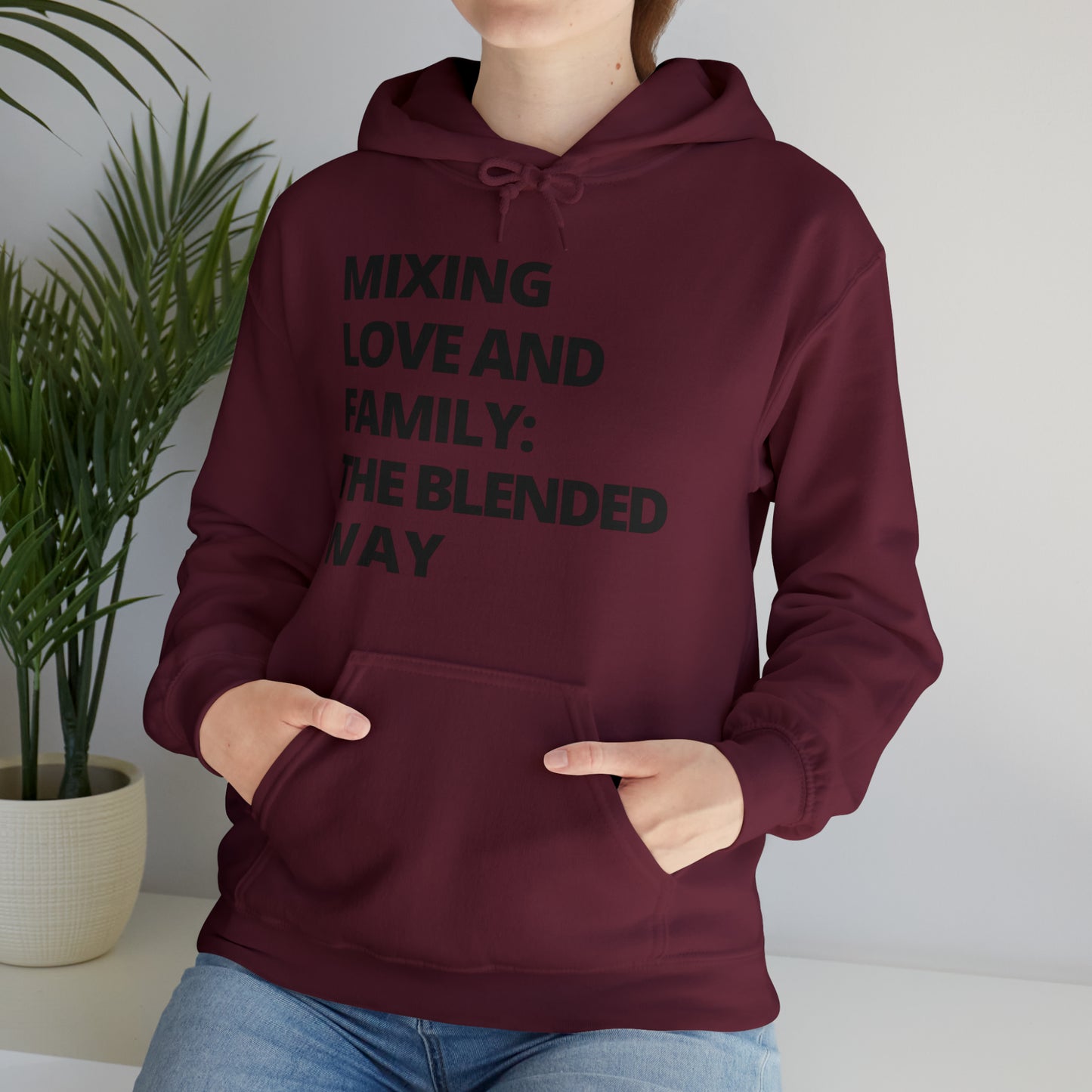 Unisex Hooded Sweatshirt - Mixing Love and Family: The Blended Way