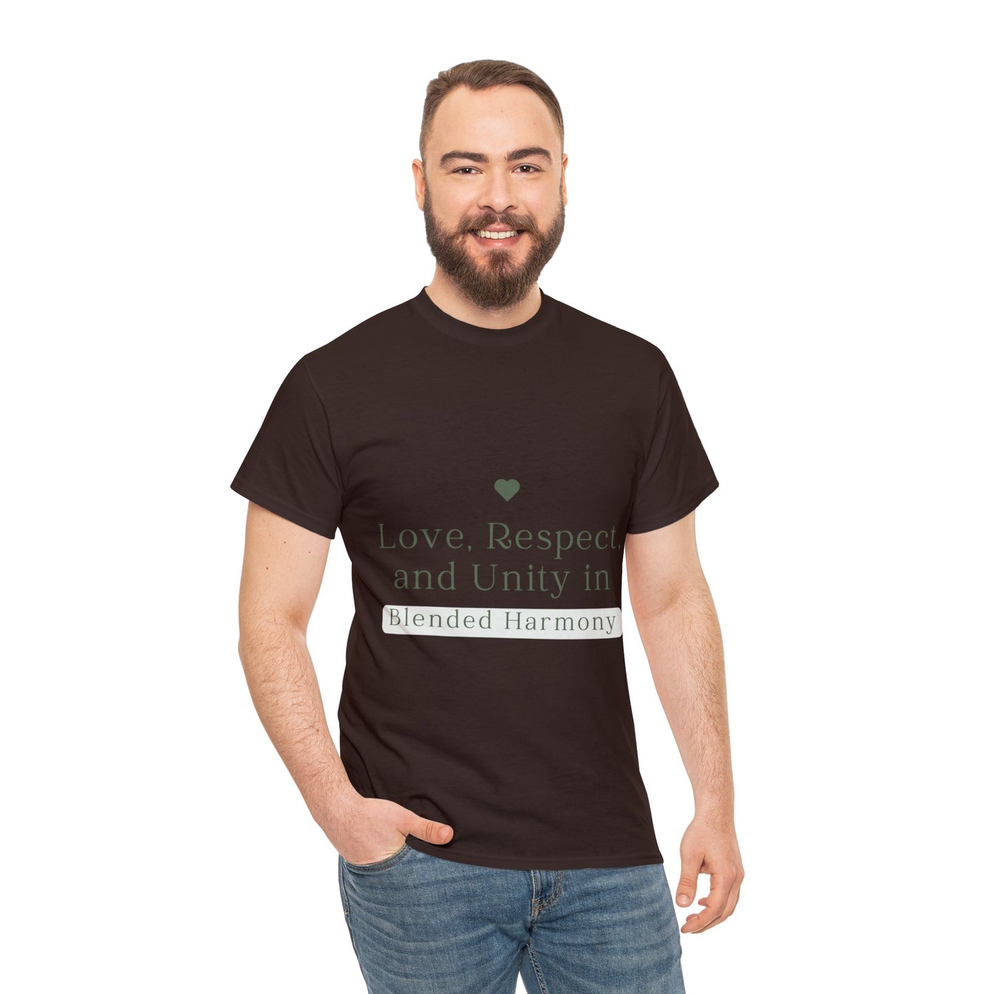 Unisex T-Shirt - Love, Respect, and Unity in Blended Harmony