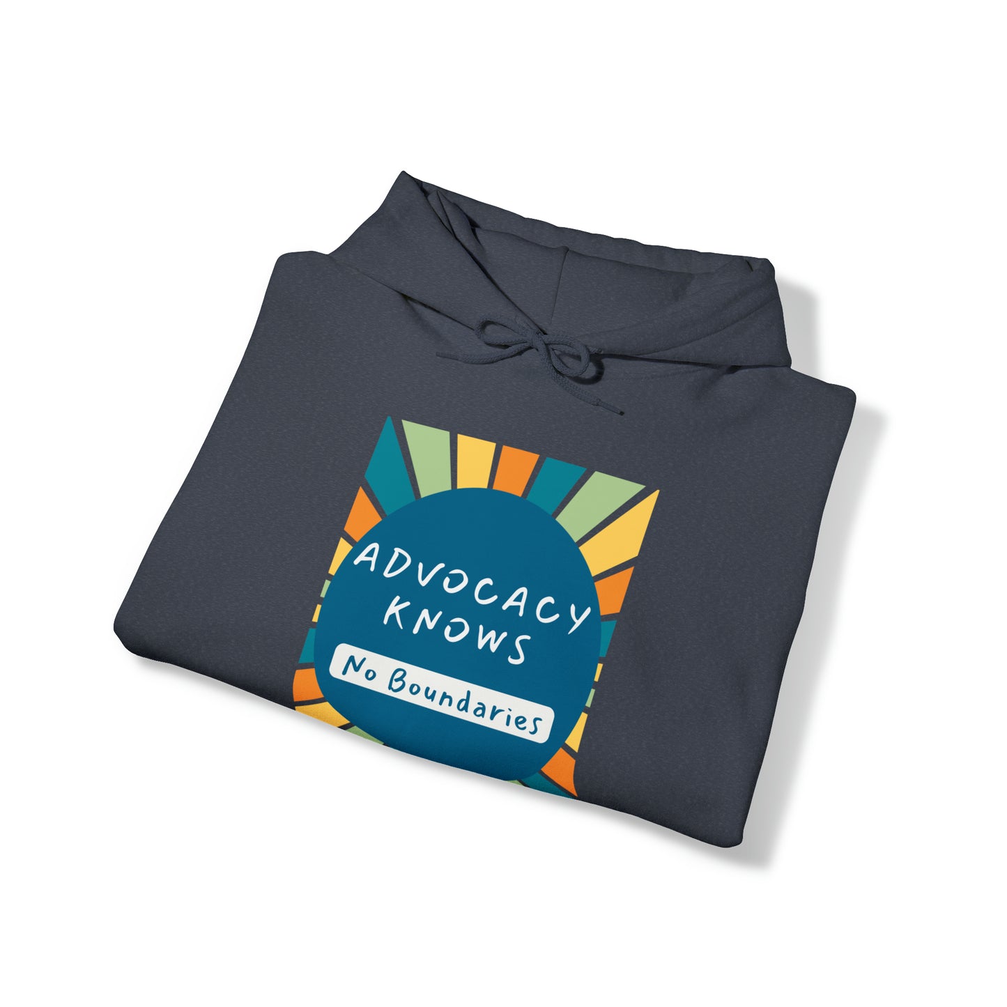 Unisex Hooded Sweatshirt - Advocacy Knows No Boundaries