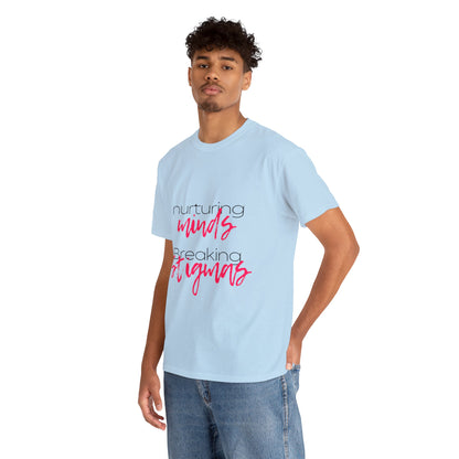 Unisex Heavy Cotton Tee - Nurturing Minds, Breaking Stigmas