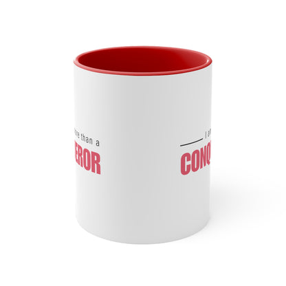 Accent Coffee Mug - I am more than a conqueror