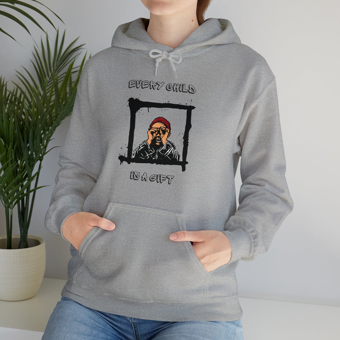 Unisex Hooded Sweatshirt - Every Child is a Gift