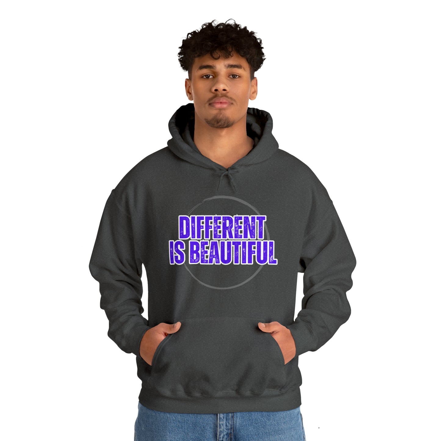 Unisex Hooded Sweatshirt - Different is Beautiful