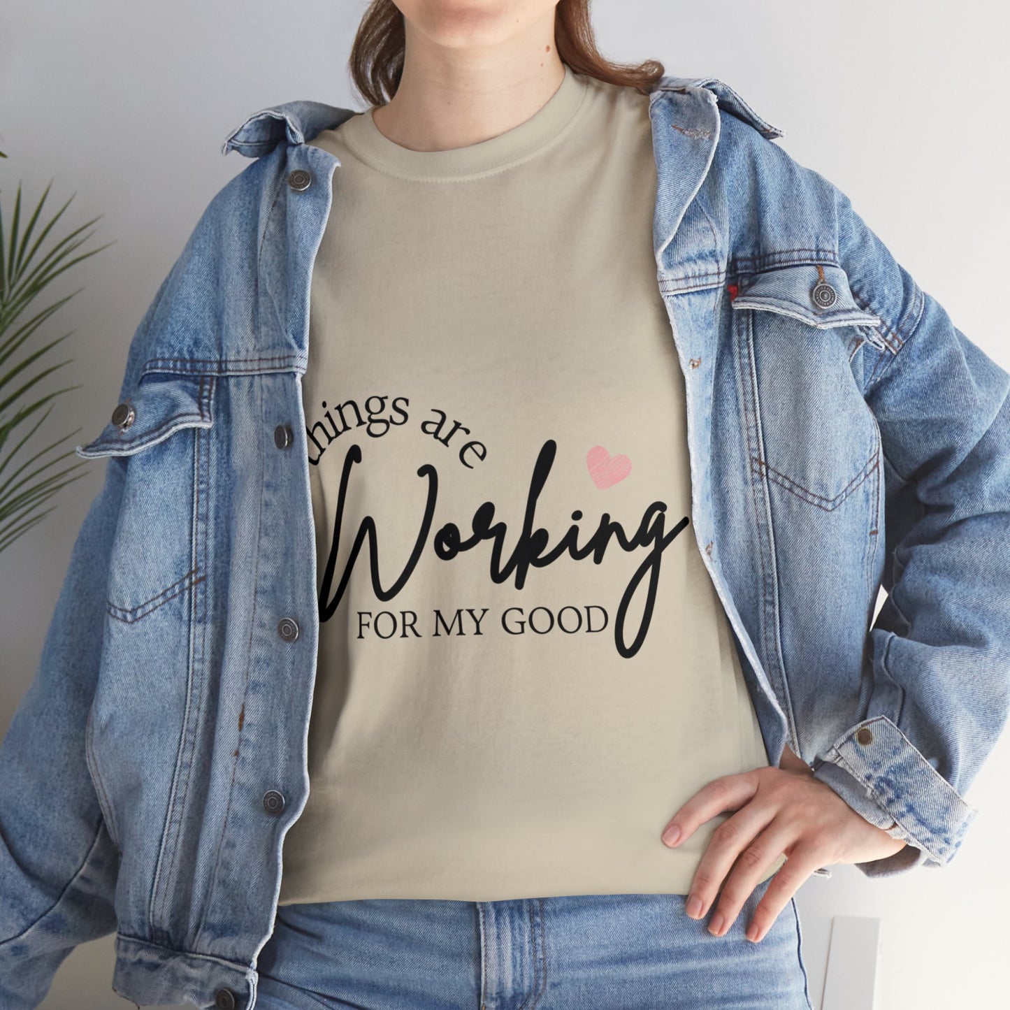 Unisex Heavy Cotton Tee - All things are working for my good