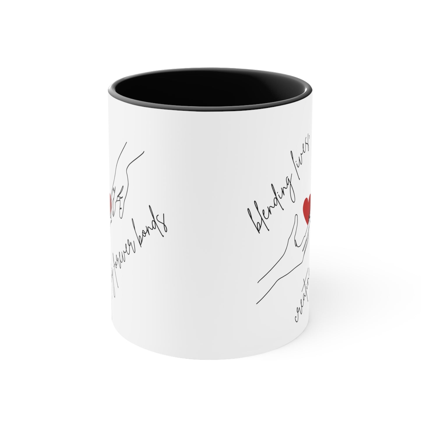 Accent Coffee Mug - Blending Lives, Creating Forever Bonds