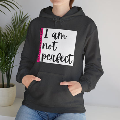 Unisex Hooded Sweatshirt - I am not perfect, just perfectly loved