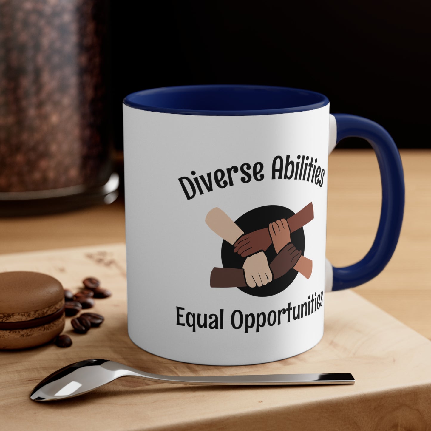 Accent Coffee Mug - Diverse Abilities, Equal Opportunities