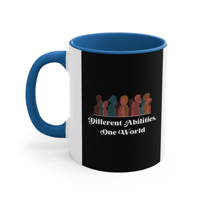 Accent Coffee Mug - Different Abilities, One World