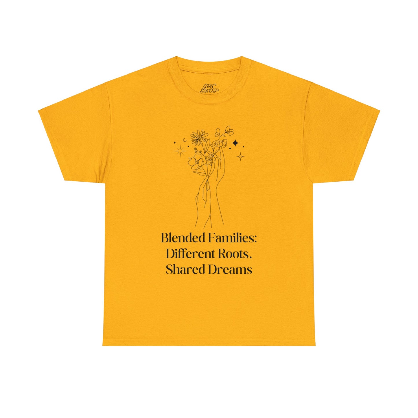 Unisex T-Shirt - Blended Families: Different Roots, Shared Dreams