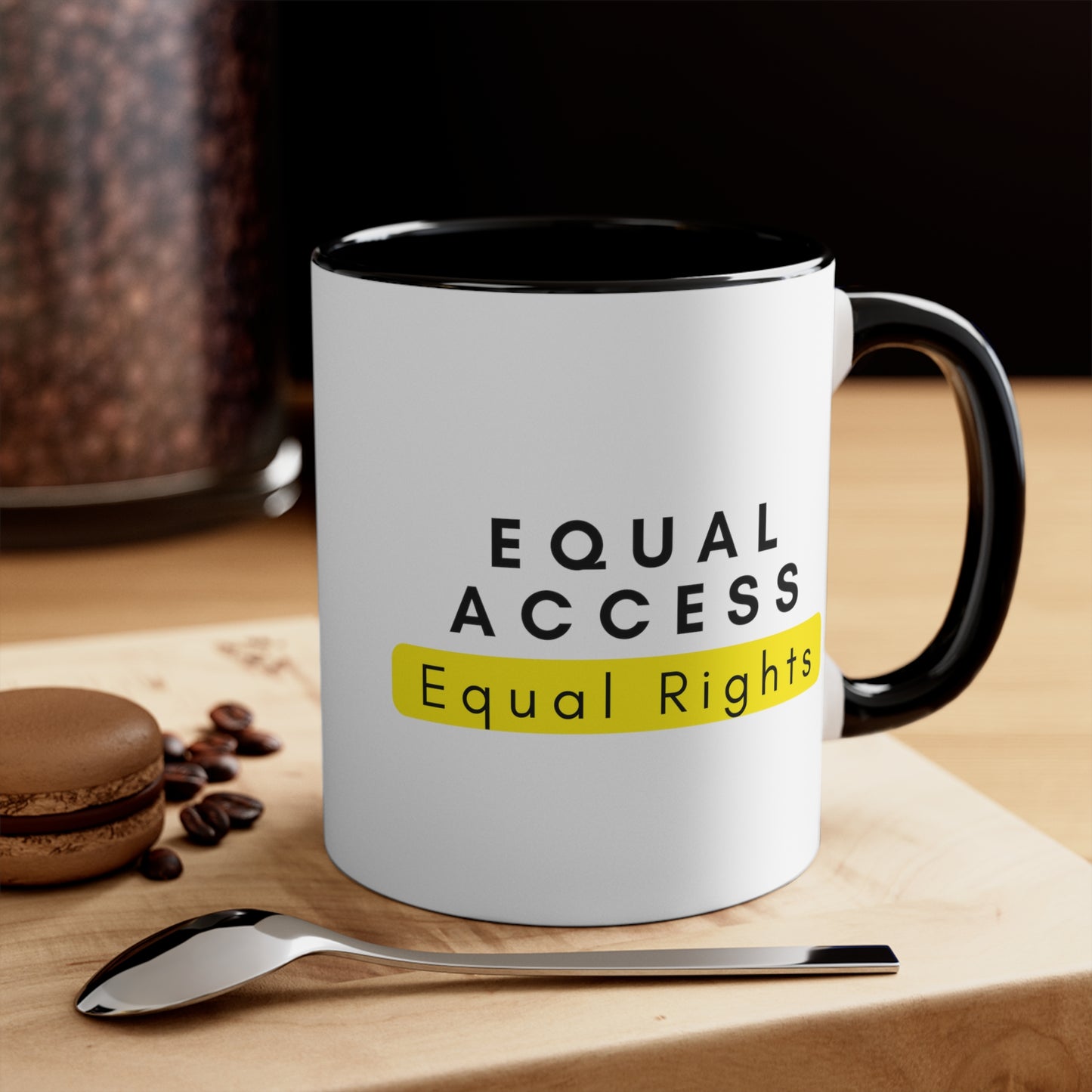 Accent Coffee Mug - Equal Access, Equal Rights