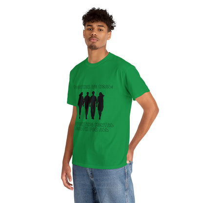 Unisex Heavy Cotton Tee -  Together We Heal: Supporting Mental Health for All