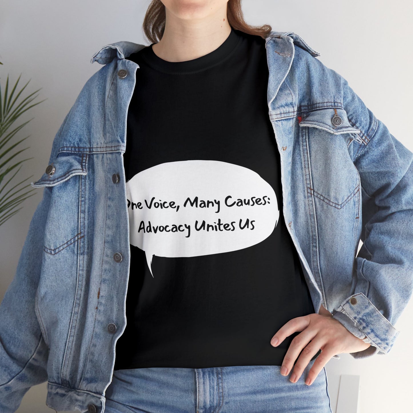 Unisex T-Shirt - One Voice, Many Causes: Advocacy Unites Us