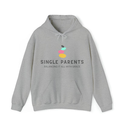 Unisex Hooded Sweatshirt - Single Parents: Balancing It All with Grace