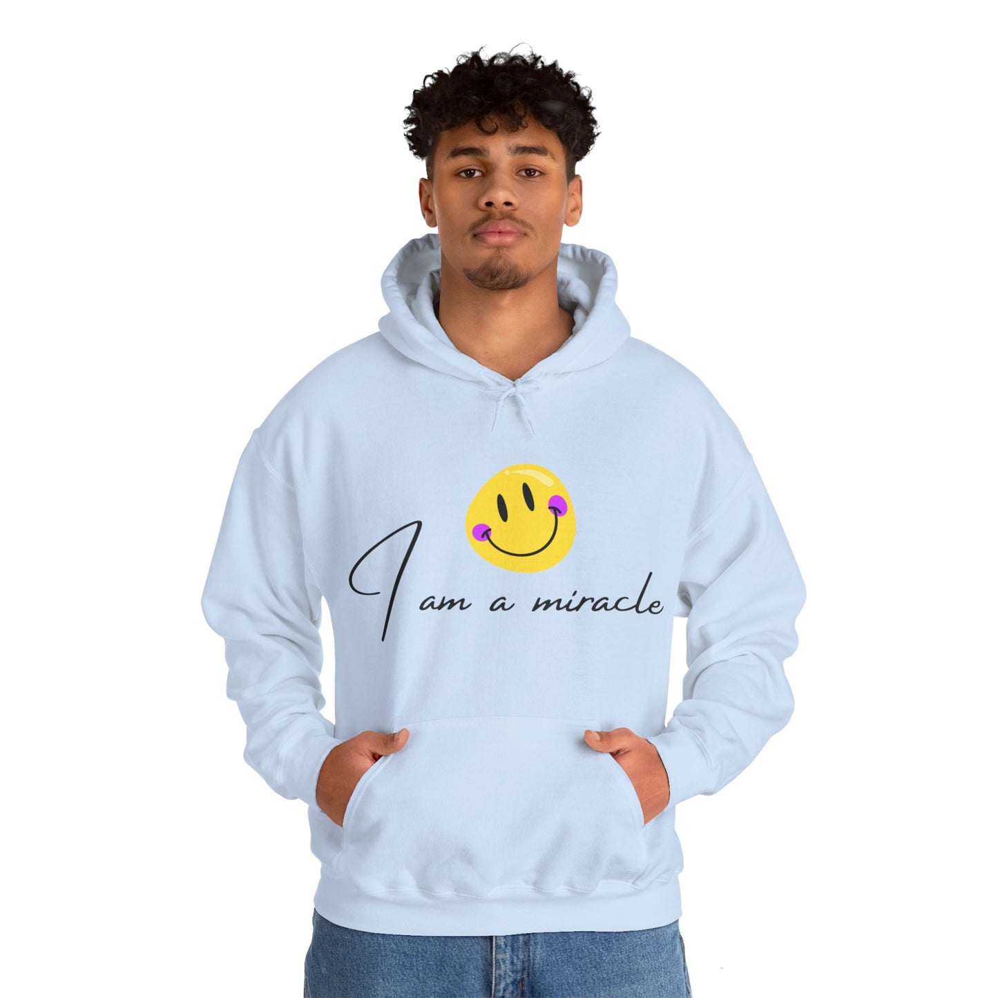 Unisex Hooded Sweatshirt -  I am a miracle