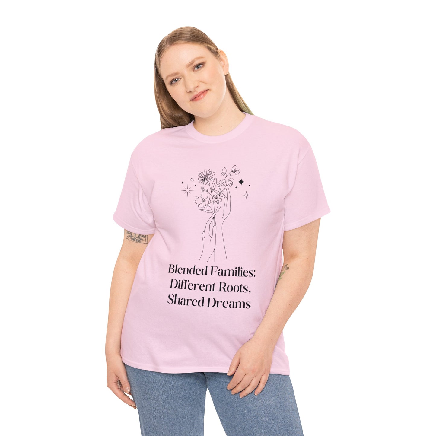 Unisex T-Shirt - Blended Families: Different Roots, Shared Dreams