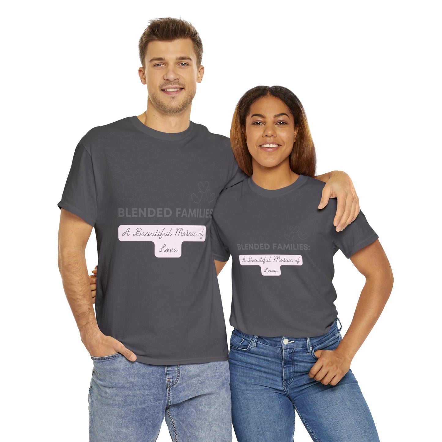 Unisex T-Shirt - Blended Families: A Beautiful Mosaic of Love