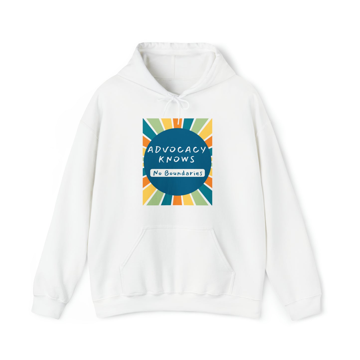 Unisex Hooded Sweatshirt - Advocacy Knows No Boundaries