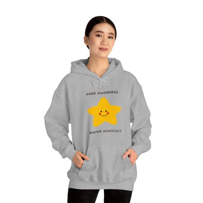 Unisex Hooded Sweatshirt - Raise Awareness, Inspire Advocacy