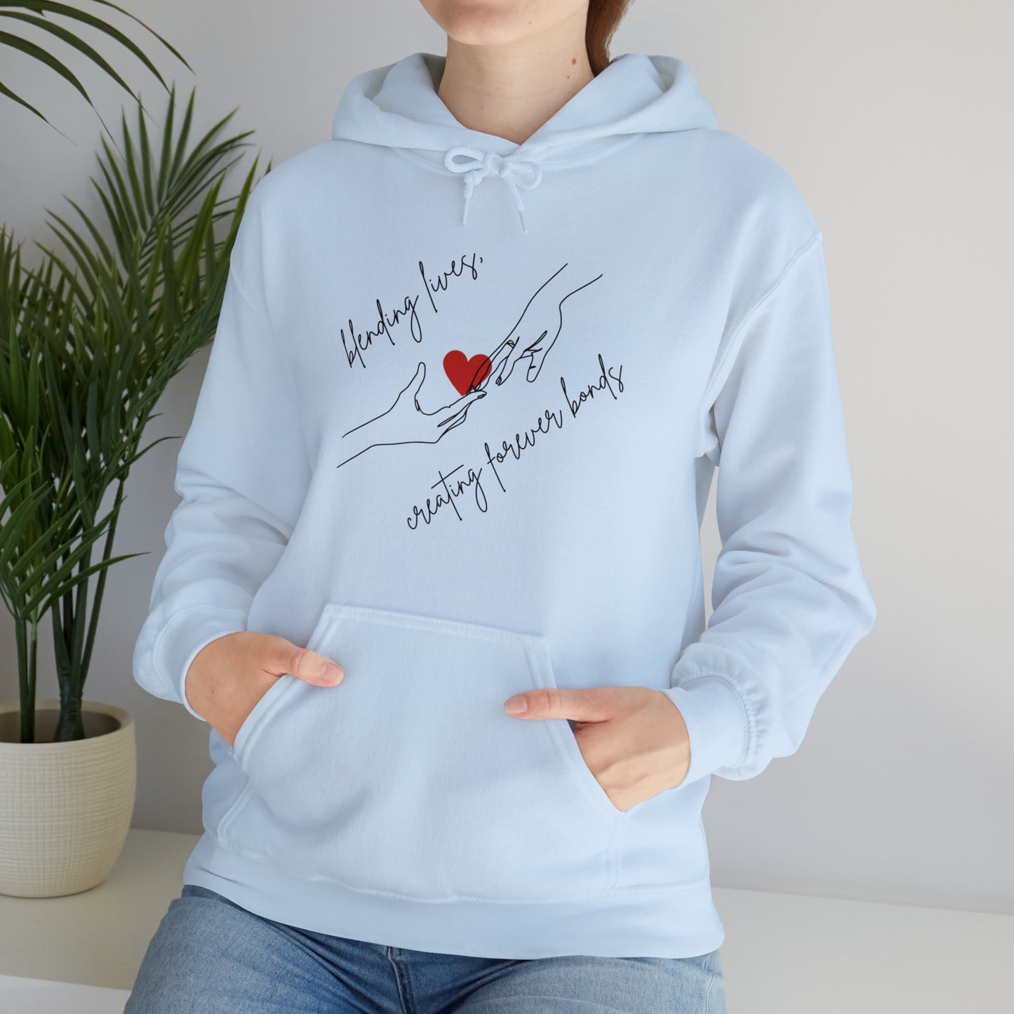 Unisex Hooded Sweatshirt - Blending Lives, Creating Forever Bonds