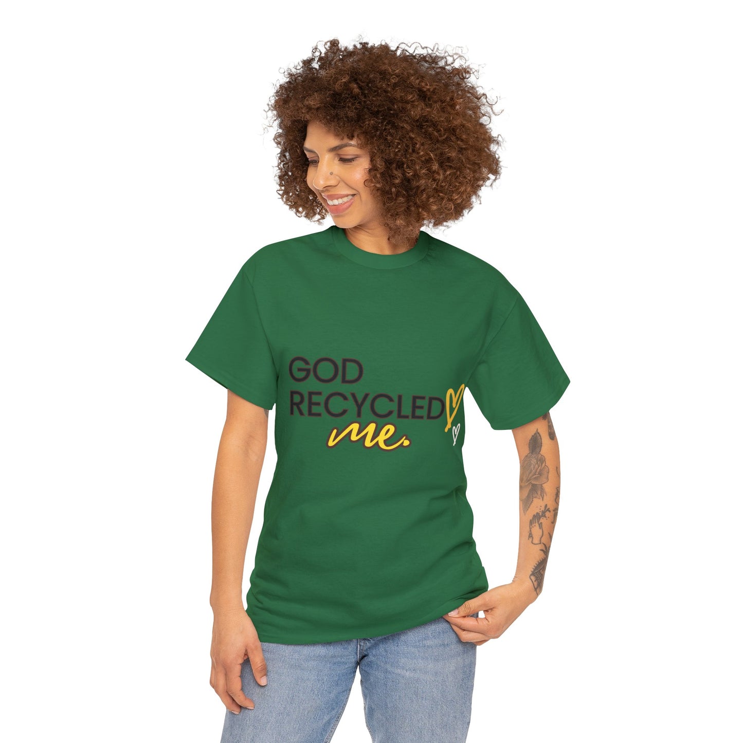 Unisex Heavy Cotton Tee - God recycled me