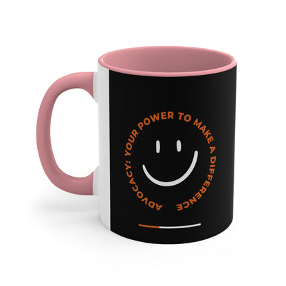 Accent Coffee Mug - Advocacy: Your Power to Make a Difference