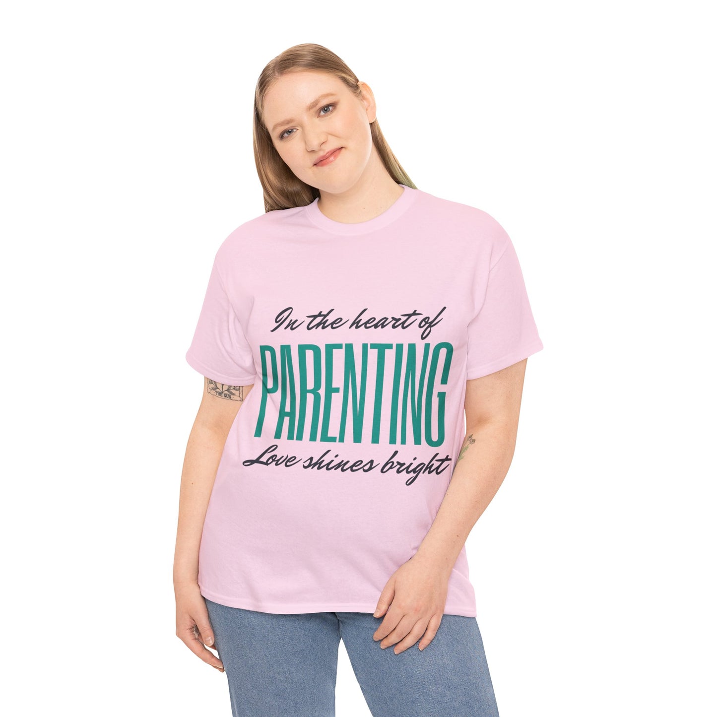 Unisex T-Shirt - In the Heart of Parenting, Love Shines Bright